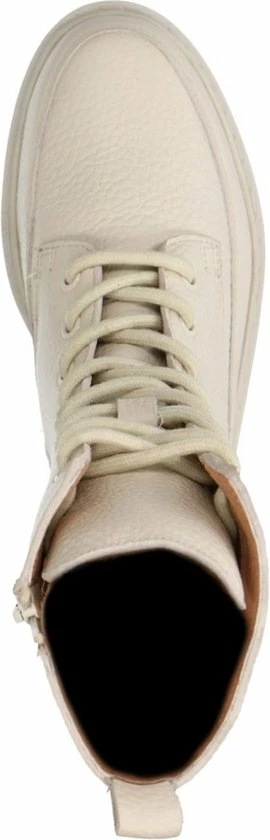 Sacha - Dames - Off White Leren Veterlaarzen - Maat 41 7 Sacha - Dames - Off White Leren Veterlaarzen - Maat 41 - Afbeelding 5