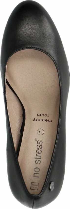 No Stress - Dames - Zwarte Leren Pumps - Maat 39 8 No Stress - Dames - Zwarte Leren Pumps - Maat 39 - Afbeelding 6