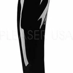 Pleaser COURTLY-3012 - (EU 38 = US 8) - 5 Stretch Thigh High Boot, Back Zip