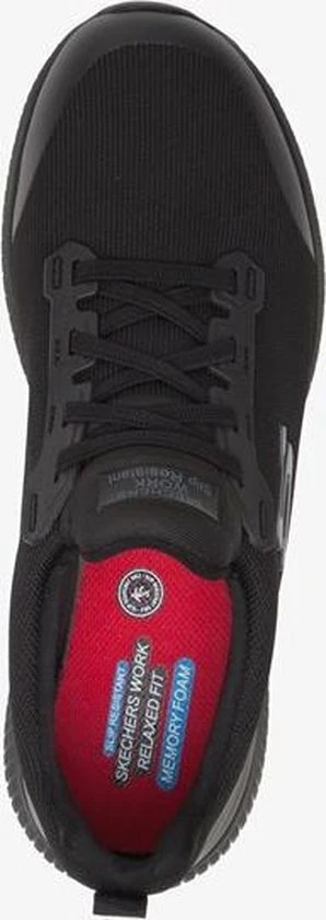 Skechers Work Squad SR Sneakers Zwart 110313 - Dames - Maat 38 14 Skechers Work Squad SR Sneakers Zwart 110313 - Dames - Maat 38 - Afbeelding 12