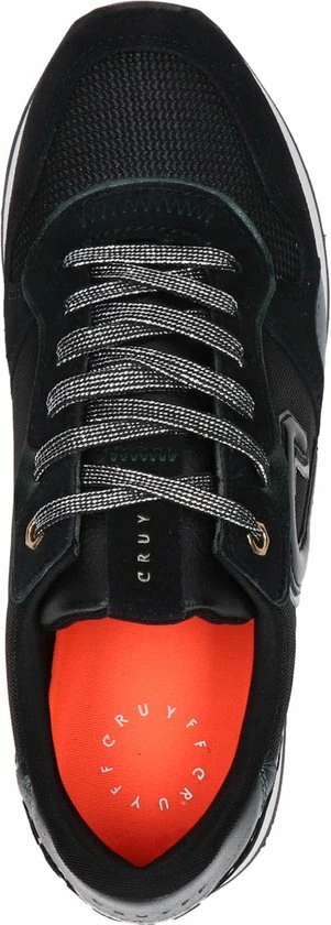 Cruyff Parkrunner Lux Lage Sneakers - Leren Sneaker - Dames - Zwart - Maat 40 8 Cruyff Parkrunner Lux Lage Sneakers - Leren Sneaker - Dames - Zwart - Maat 40 - Afbeelding 6