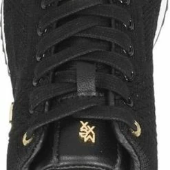 Mexx Dames Sneaker Gitte Glitter Zwart -Dames-schoenen Winkel 303x840 1