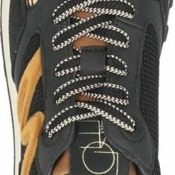 Mexx Dames Sneaker Juju Zwart/ Cognac -Dames-schoenen Winkel 305x840 3