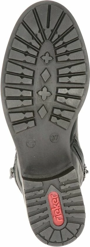 Rieker Veterboots Zwart Synthetisch 172209 - Dames - Maat 41 9 Rieker Veterboots Zwart Synthetisch 172209 - Dames - Maat 41 - Afbeelding 7