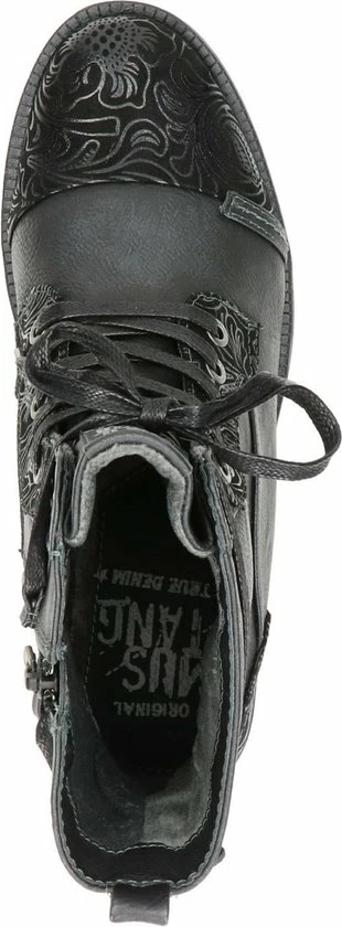 Mustang Dames Veterboot - Zwart - Maat 41 13 Mustang Dames Veterboot - Zwart - Maat 41 - Afbeelding 11