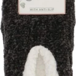 Basset Homesocks - Sloffen - Antraciet - 35/38 -Dames-schoenen Winkel 312x840 4