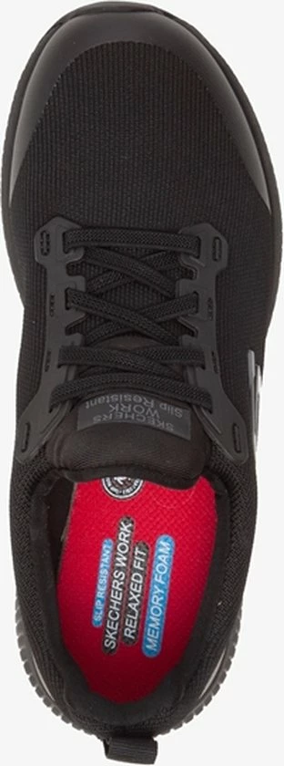 Skechers Work Squad SR Sneakers Zwart 110313 - Dames - Maat 38 7 Skechers Work Squad SR Sneakers Zwart 110313 - Dames - Maat 38 - Afbeelding 5