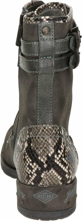 Mustang Dames Veterboot - Antraciet - Maat 39 7 Mustang Dames Veterboot - Antraciet - Maat 39 - Afbeelding 5