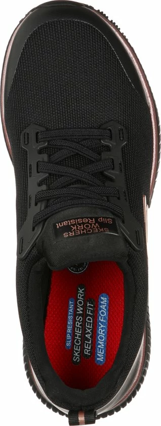 Skechers Work Squad SR Sneakers Zwart 110312 - Dames - Maat 36 12 Skechers Work Squad SR Sneakers Zwart 110312 - Dames - Maat 36 - Afbeelding 10
