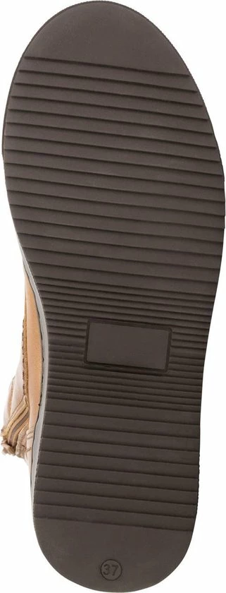 NoGRZ D.Stalpaert Hoge Leren Damessneakers - Gevoerde Veterschoenen - Cognac Bruin Leer - Maat 40 8 NoGRZ D.Stalpaert Hoge Leren Damessneakers - Gevoerde Veterschoenen - Cognac Bruin Leer - Maat 40 - Afbeelding 6