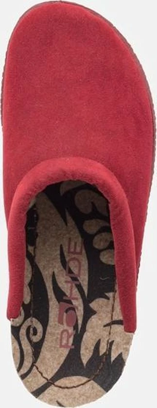 Rohde Dames Pantoffel - Rood - Maat 40 13 Rohde Dames Pantoffel - Rood - Maat 40 - Afbeelding 11