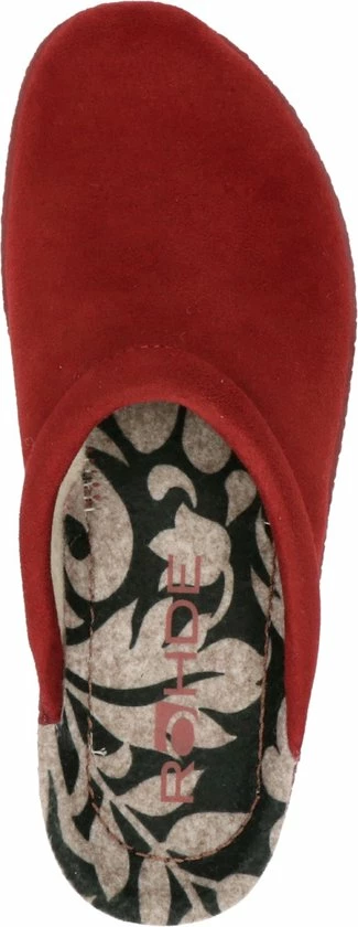 Rohde Dames Pantoffel - Rood - Maat 40 8 Rohde Dames Pantoffel - Rood - Maat 40 - Afbeelding 6