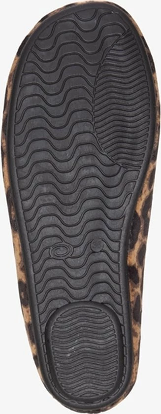 Thu!s Gevoerde Dames Pantoffels Met Luipaardprint - Bruin - Maat 42 - Sloffen 4 Thu!s Gevoerde Dames Pantoffels Met Luipaardprint - Bruin - Maat 42 - Sloffen - Afbeelding 2
