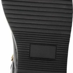 NoGRZ P.DaCortona Hoge Leren Damessneakers - Gevoerde Veterschoenen - Zwart Leer - Maat 38 -Dames-schoenen Winkel 327x840 12