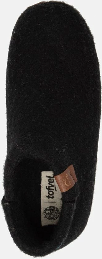 Tofvel Pantoffels Zwart Schapenwol 712301 - Dames - Maat 40 4 Tofvel Pantoffels Zwart Schapenwol 712301 - Dames - Maat 40 - Afbeelding 2