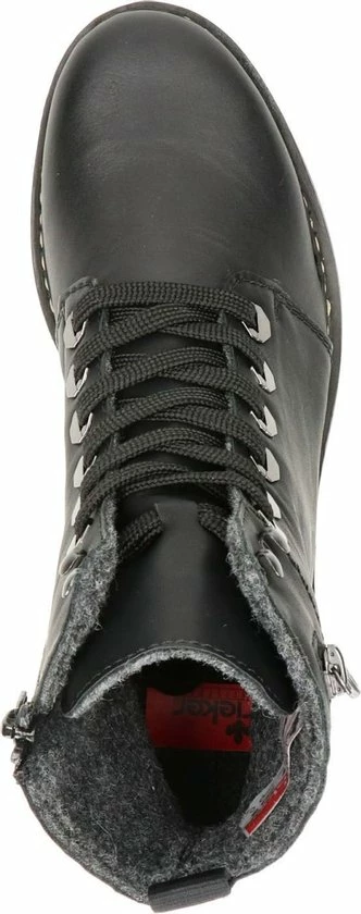Rieker Veterboots Zwart Synthetisch 172209 - Dames - Maat 41 8 Rieker Veterboots Zwart Synthetisch 172209 - Dames - Maat 41 - Afbeelding 6