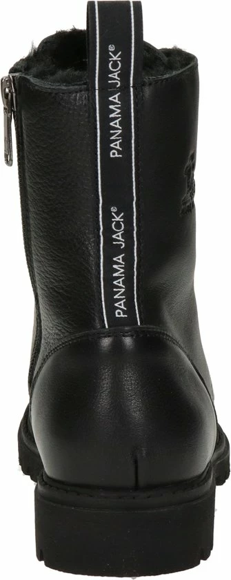 Panama Jack Frisia B1 Veterboots Zwart Leer - Dames - Maat 39 7 Panama Jack Frisia B1 Veterboots Zwart Leer - Dames - Maat 39 - Afbeelding 5