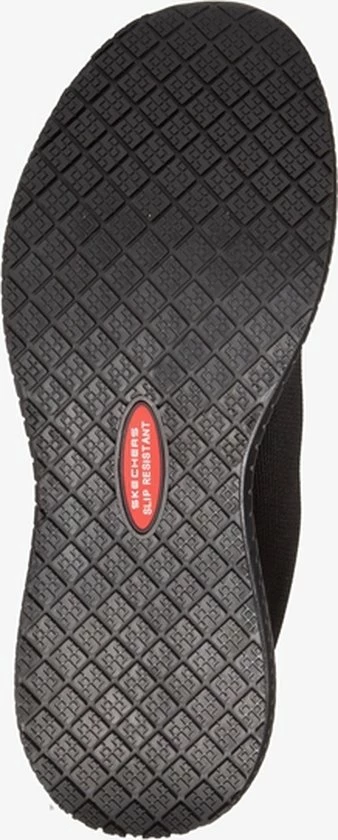 Skechers Work Squad SR Sneakers Zwart 110313 - Dames - Maat 38 8 Skechers Work Squad SR Sneakers Zwart 110313 - Dames - Maat 38 - Afbeelding 6