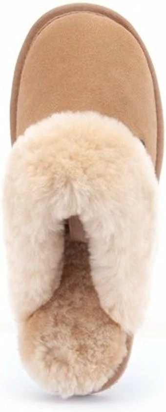 Warmbat Flurry Suede Dames Pantoffels - Camel - Maat 42 20 Warmbat Flurry Suede Dames Pantoffels - Camel - Maat 42 - Afbeelding 18