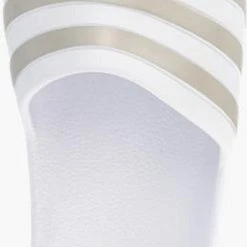Adidas Slippers - Maat 40.5 - Unisex - Wit/Zilver -Dames-schoenen Winkel 343x840 1