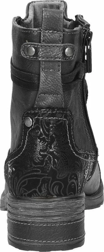 Mustang Dames Veterboot - Zwart - Maat 41 6 Mustang Dames Veterboot - Zwart - Maat 41 - Afbeelding 4