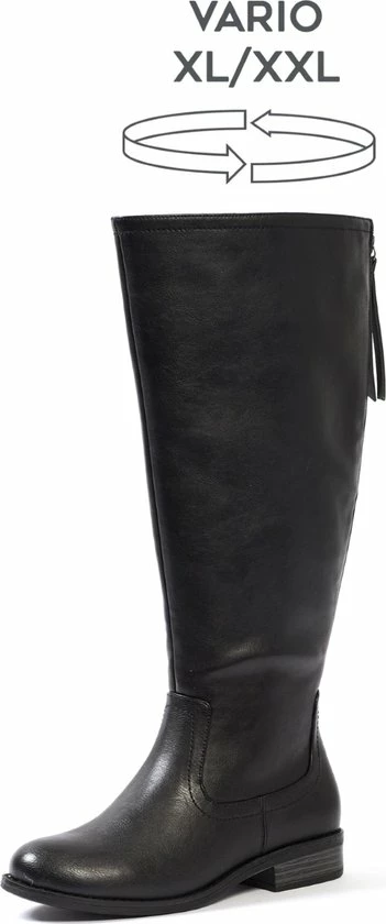 Gabylou - Laarzen Voor Brede Kuiten XL - Model Guiomar - Zwart, Maat 39 11 Gabylou - Laarzen Voor Brede Kuiten XL - Model Guiomar - Zwart, Maat 39 - Afbeelding 9