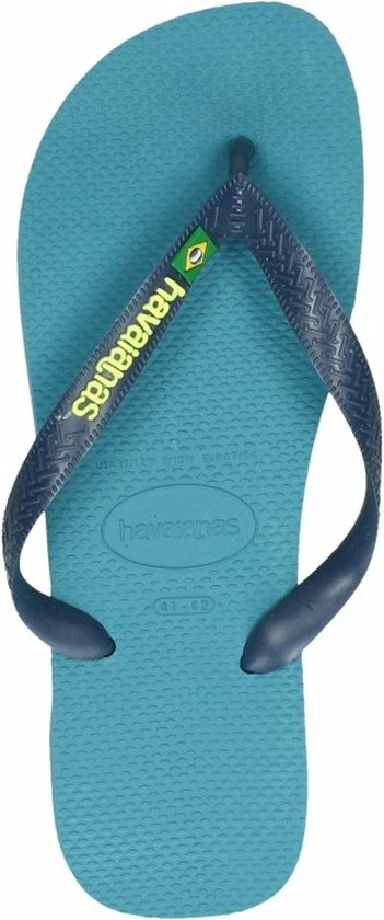 Havaianas Brasil Logo Unisex Slippers - Nautical Blue - Maat 41/42 13 Havaianas Brasil Logo Unisex Slippers - Nautical Blue - Maat 41/42 - Afbeelding 11