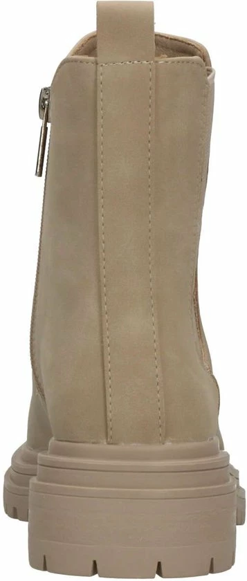 POSH By Poelman Enkellaarsjes - Dames - Beige - Maat 39 10 POSH By Poelman Enkellaarsjes - Dames - Beige - Maat 39 - Afbeelding 8