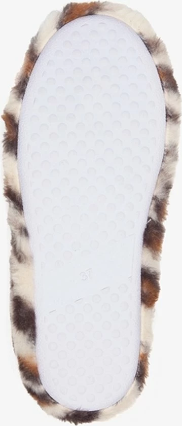 Thu!s Dames Sloffen Met Luipaardprint - Beige - Maat 41 - Pantoffels 8 Thu!s Dames Sloffen Met Luipaardprint - Beige - Maat 41 - Pantoffels - Afbeelding 6