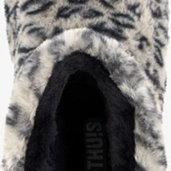 Thu!s Dames Sloffen Met Luipaardprint - Grijs - Maat 39 - Pantoffels -Dames-schoenen Winkel 361x840 2