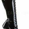 Ballet-2020 Glanzende Hoge Spitz Laars Met Extreme Stiletto Hak En Veters Zwart - Gothic Fetish - (EU 45 = US 14) - Devious 2 Ballet-2020 Glanzende Hoge Spitz Laars Met Extreme Stiletto Hak En Veters Zwart - Gothic Fetish - (EU 45 = US 14) - Devious -Dames-schoenen Winkel 362x840 12