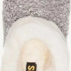 Thu!s Gebreide Dames Pantoffels - Grijs - Maat 39 - Sloffen -Dames-schoenen Winkel 370x840