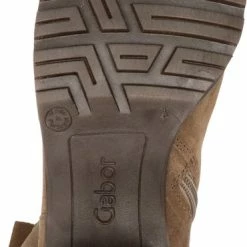 Gabor Enkellaarsjes Dames / Laarzen / Damesschoenen - Suède - 92.806.34 - Taupe - Maat 40 -Dames-schoenen Winkel 370x840 5