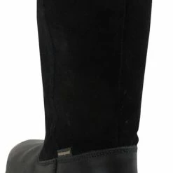 MGO Leisure Wear MGO Bross Mucks - Leren Dameslaars - Waterdichte Laarzen - Wol Gevoerd - Zwart Suede Leer - Maat 40 -Dames-schoenen Winkel 397x840 2