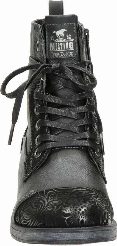 Mustang Dames Veterboot - Zwart - Maat 41 15 Mustang Dames Veterboot - Zwart - Maat 41 - Afbeelding 13
