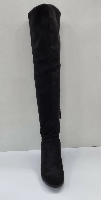 Pretty Shoes Breda Dames - Laars - Zwart - Maat 37 - Kunstsuede 7 Pretty Shoes Breda Dames - Laars - Zwart - Maat 37 - Kunstsuede - Afbeelding 5