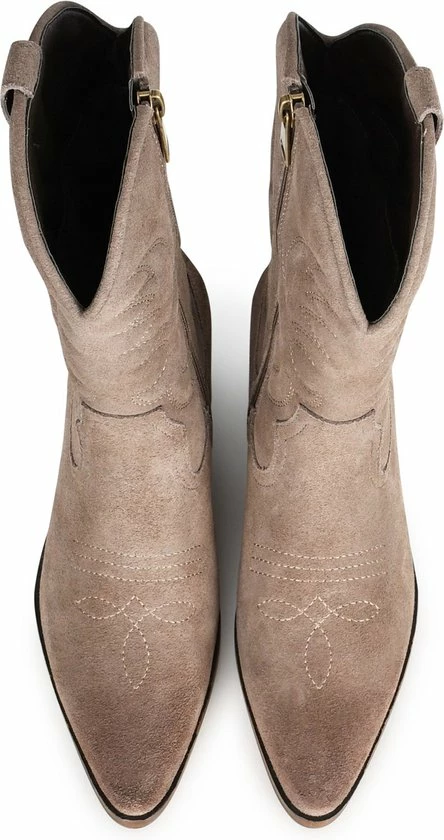 PS Poelman BABS Dames Western Laarzen - Beige - Maat 40 5 PS Poelman BABS Dames Western Laarzen - Beige - Maat 40 - Afbeelding 3