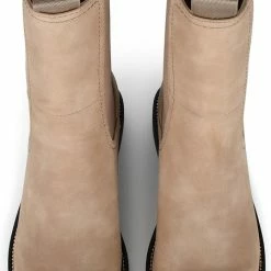 POSH By Poelman LEA Dames Chelsea Laarzen - Beige - Maat 37 -Dames-schoenen Winkel 450x840 5