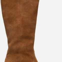 Ann Rocks Ann Rocks Hoge Laarzen Cognac Suede - Maat 39