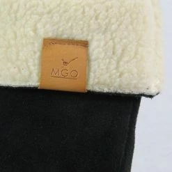 MGO Leisure Wear MGO Bross Mucks - Leren Dameslaars - Waterdichte Laarzen - Wol Gevoerd - Zwart Suede Leer - Maat 38 -Dames-schoenen Winkel 471x840