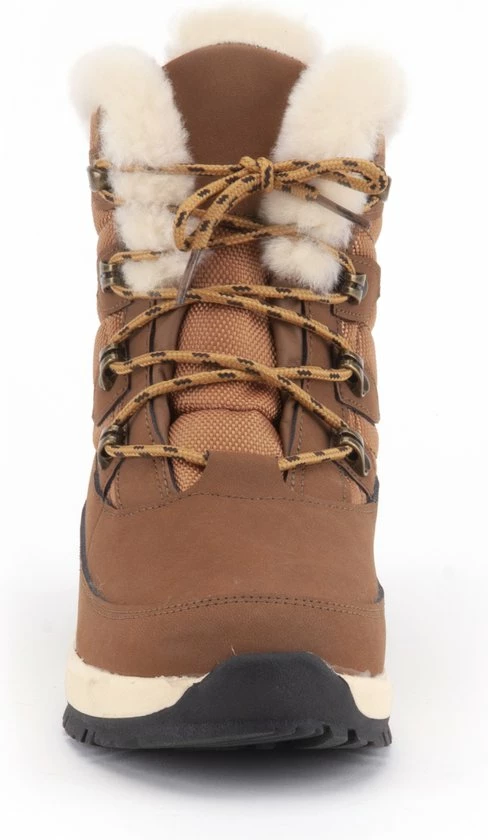 Warmbat Abbott Snowboots - Maat 40 - Vrouwen - Bruin - Crème - Geel 4 Warmbat Abbott Snowboots - Maat 40 - Vrouwen - Bruin - Crème - Geel - Afbeelding 2