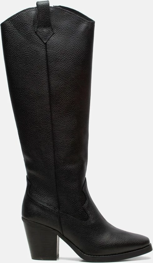 Ann Rocks Ann Rocks Laarzen Zwart Leer - Maat 41 3 Ann Rocks Ann Rocks Laarzen Zwart Leer - Maat 41