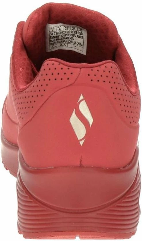 Skechers Uno Stand On Air Dames Sneakers - Rood - Maat 38 17 Skechers Uno Stand On Air Dames Sneakers - Rood - Maat 38 - Afbeelding 15