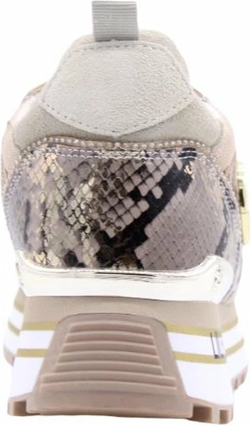 Liu Jo Maxi Wonder 24 Dames Sneakers - Licht Goud - Maat 40 6 Liu Jo Maxi Wonder 24 Dames Sneakers - Licht Goud - Maat 40 - Afbeelding 4