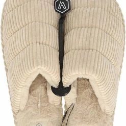 Apollo | Instap Pantoffels Dames | Ribstructuur | Sand | Maat 39/40 | Pantoffels Dames -Dames-schoenen Winkel 513x840 2