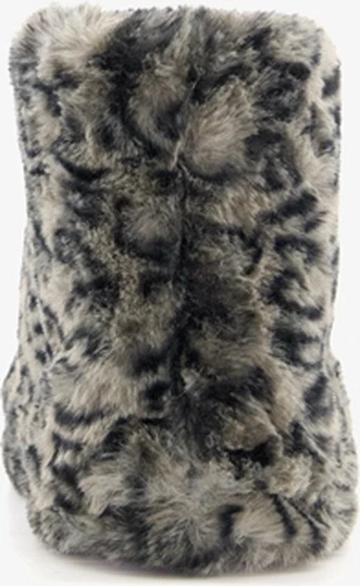 Thu!s Dames Sloffen Met Luipaardprint - Grijs - Maat 38 - Pantoffels 6 Thu!s Dames Sloffen Met Luipaardprint - Grijs - Maat 38 - Pantoffels - Afbeelding 4