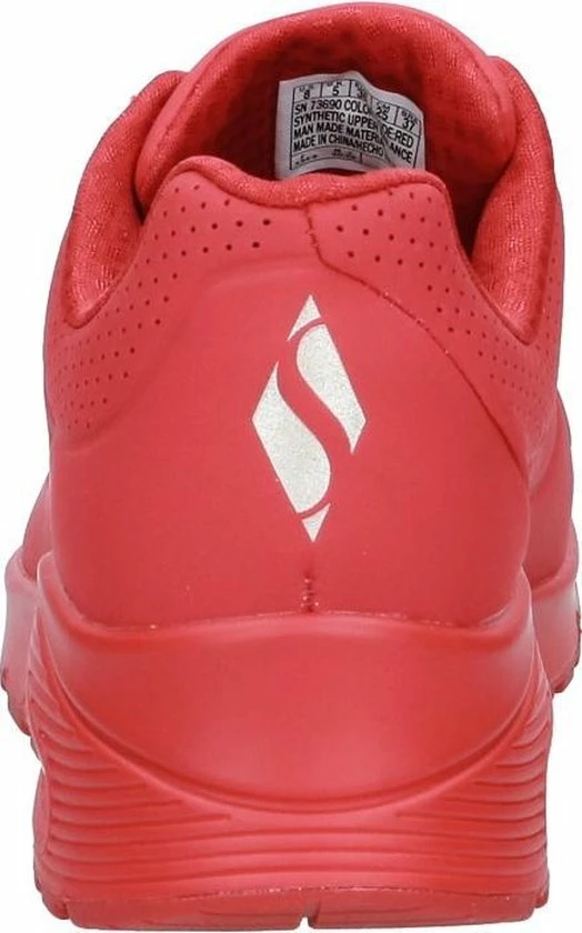 Skechers Uno Stand On Air Dames Sneakers - Rood - Maat 38 11 Skechers Uno Stand On Air Dames Sneakers - Rood - Maat 38 - Afbeelding 9