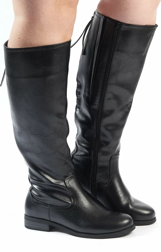 Gabylou - Laarzen Voor Brede Kuiten XL - Model Guiomar - Zwart, Maat 39 5 Gabylou - Laarzen Voor Brede Kuiten XL - Model Guiomar - Zwart, Maat 39 - Afbeelding 3