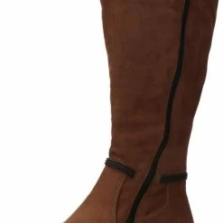 Rieker Lange Laars - Vrouwen - Cognac - Maat 39 -Dames-schoenen Winkel 541x840