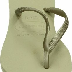 Havaianas Slim Dames Slippers - Sand Grey/Light Golden - Maat 41/42 -Dames-schoenen Winkel 542x840 1